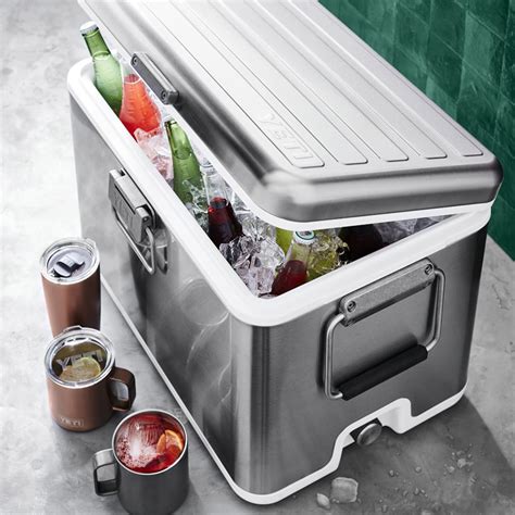 stainless steel insulated hard cooler